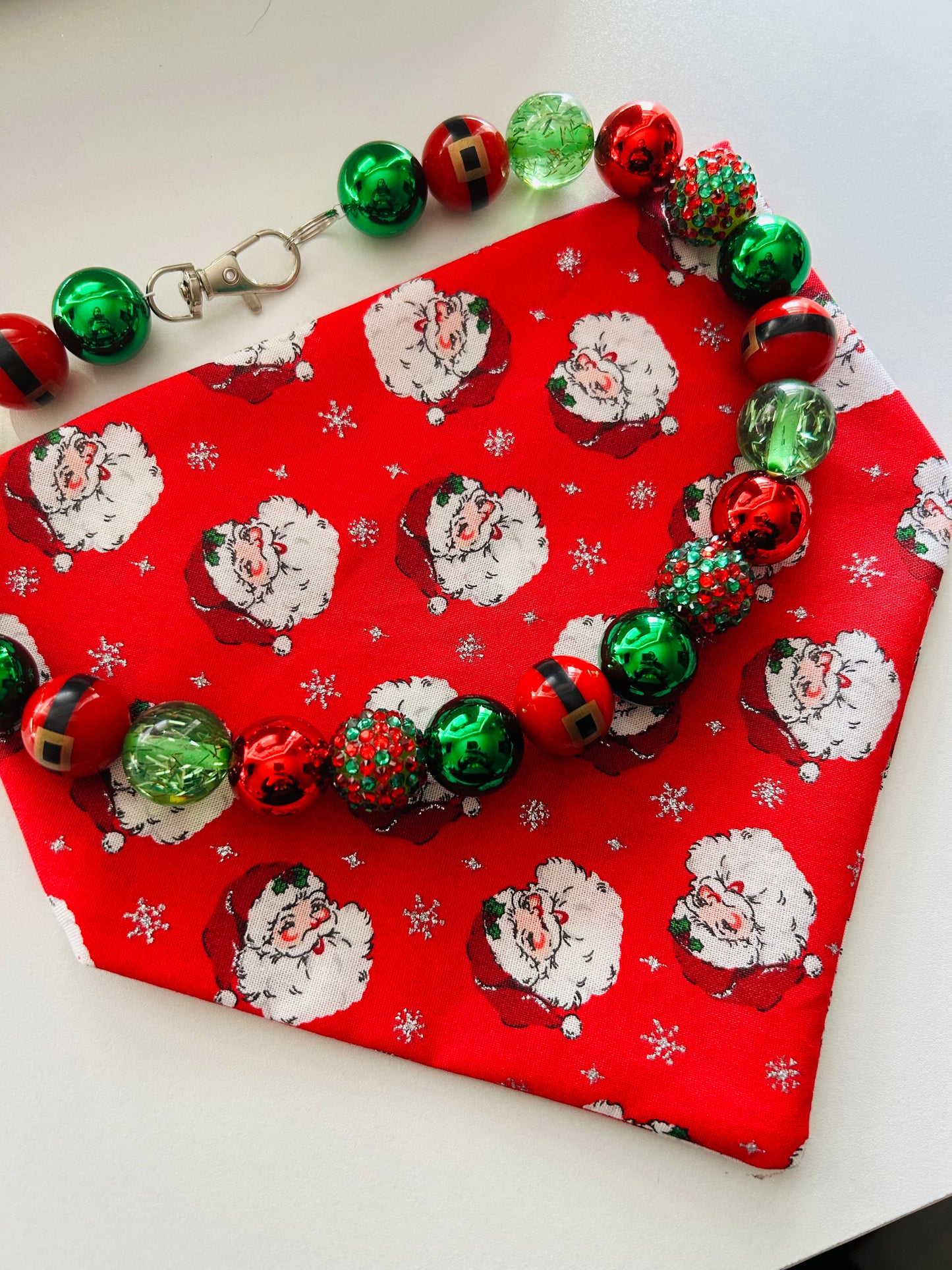 Santa's Little Elf Beaded Necklace