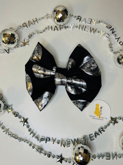 Ring In the New Year Slip Over the Collar Bow Tie