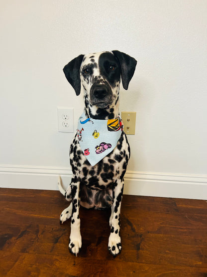 The Mad Tea Party Slip Over the Collar Bandana