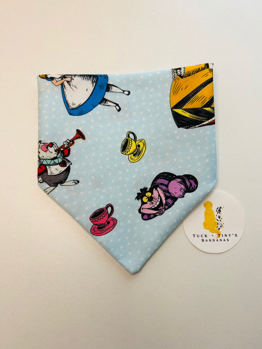 The Mad Tea Party Slip Over the Collar Bandana