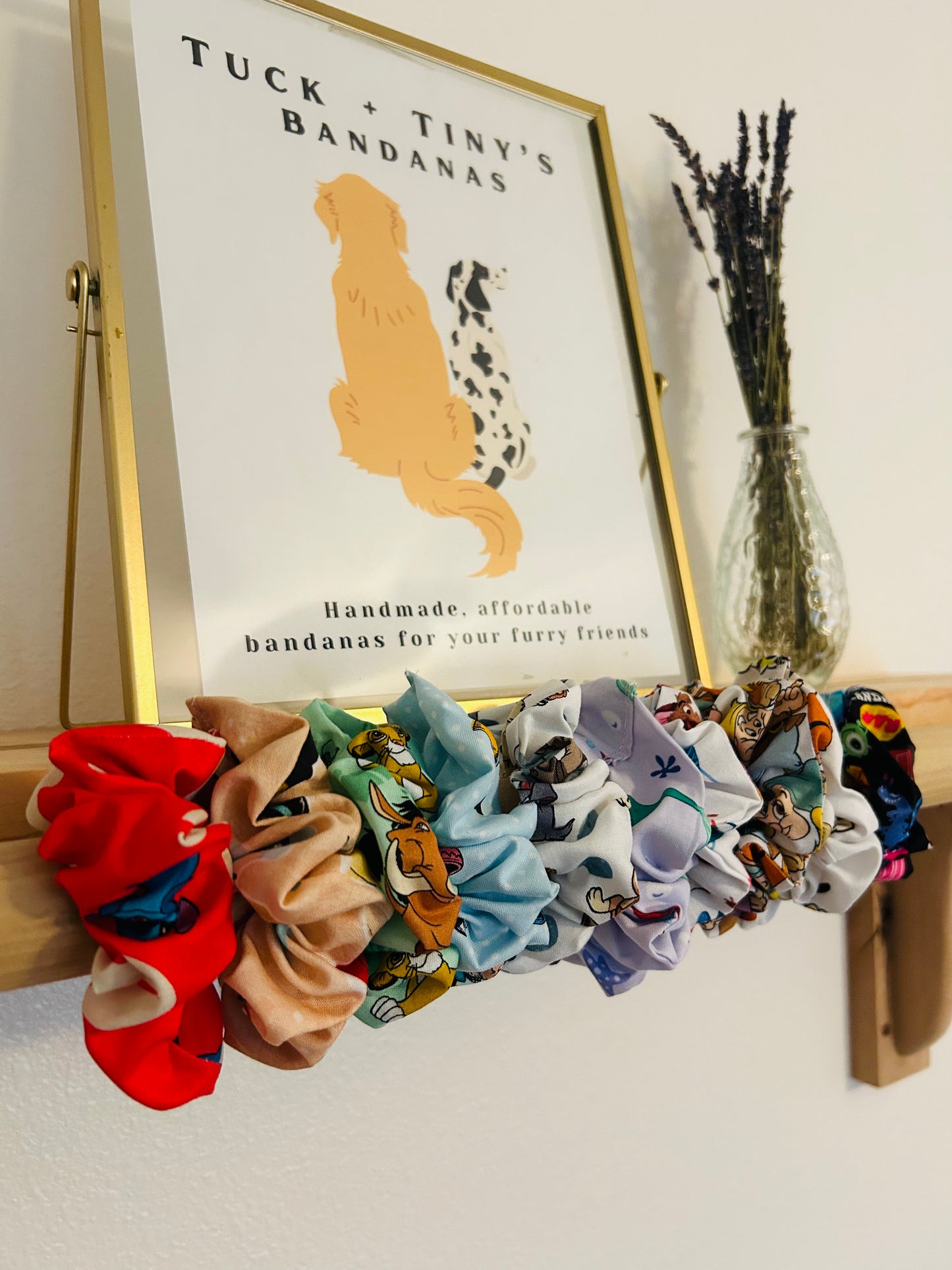 Disney Dogs Scrunchie