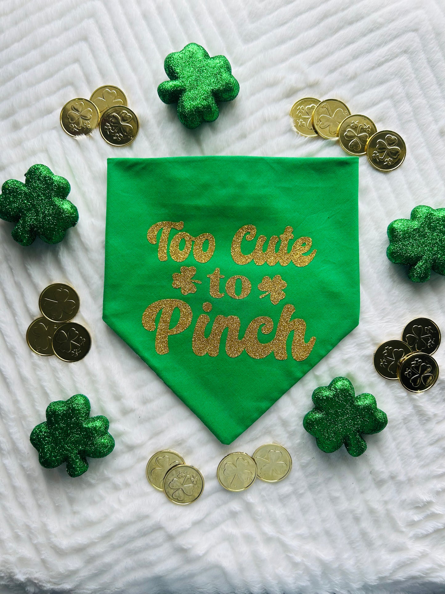 Too Cute to Pinch Reversible Scrunchie Bandana