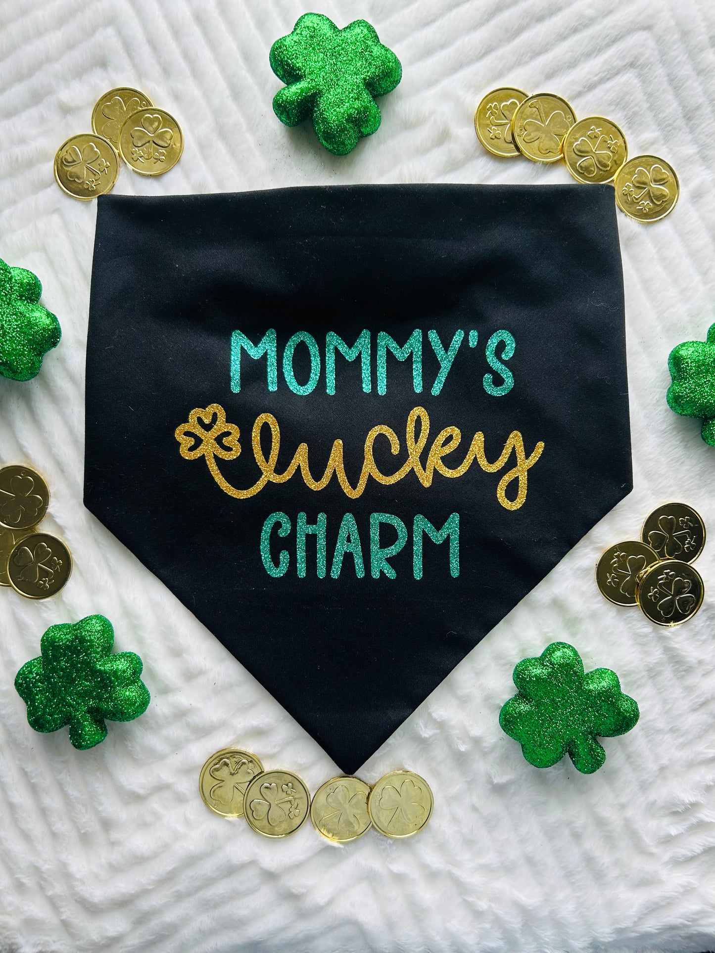 My Lucky Charm Reversible Scrunchie Bandana