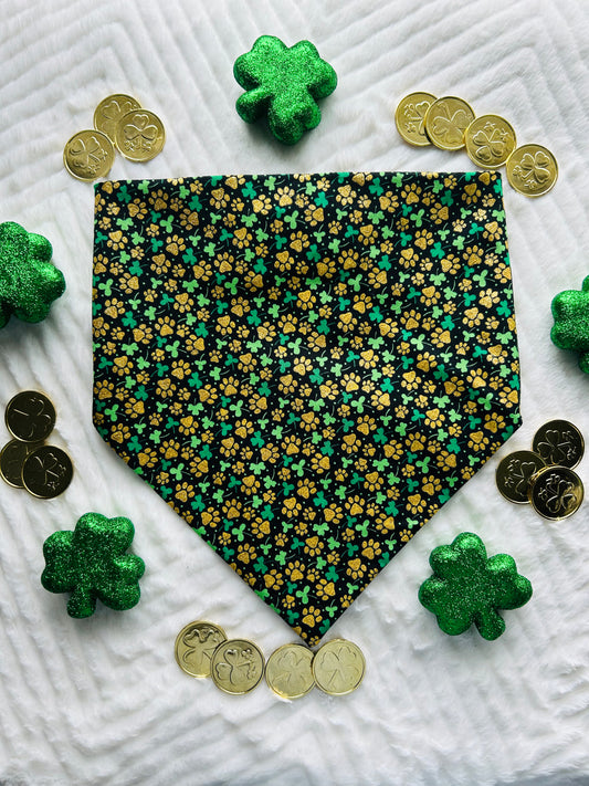 My Lucky Charm Reversible Scrunchie Bandana