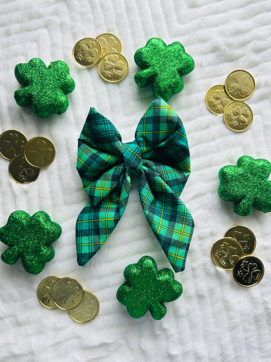 Irish-ish Slip Over the Collar Sailor Bow