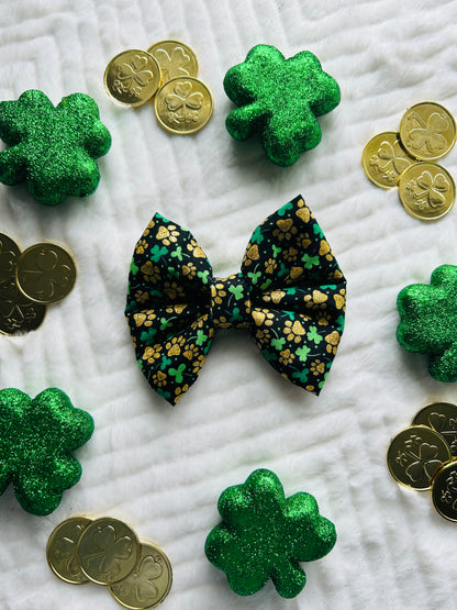 My Lucky Charm Slip Over the Collar Bow Tie