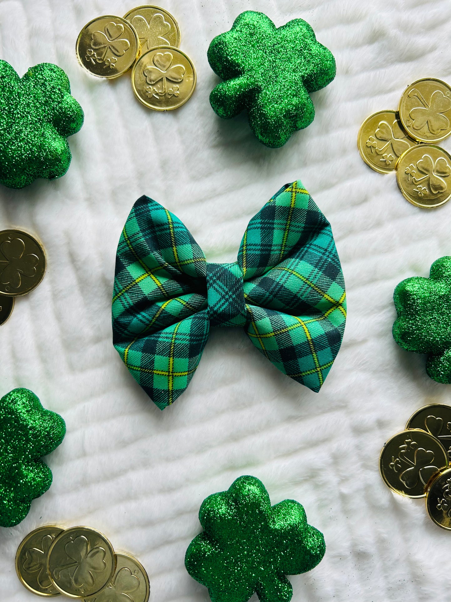 Irish-ish Slip Over the Collar Bow Tie