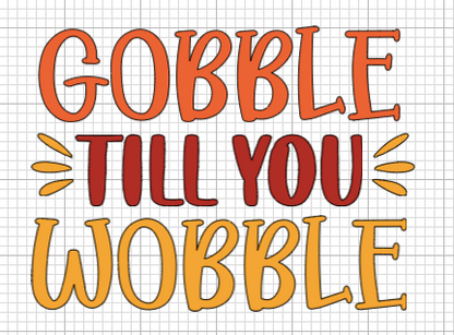 Gobble Till You Wobble Slip Over the Collar Bandana