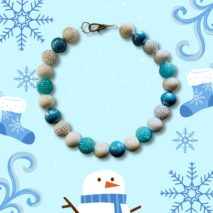 Snow Angel Beaded Necklace